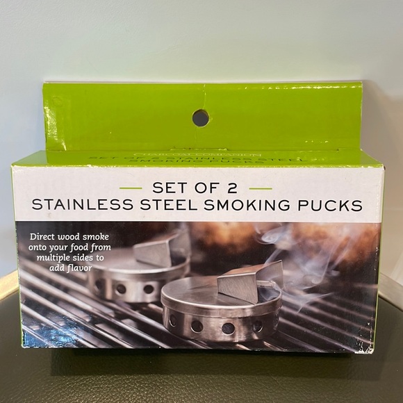 Charcoal Companion Kitchen New Set Of 2 Stainless Steel Smoking